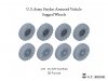 E.T. Model P35-149 U.S.Army Stryker Armored Vehicle Sagged Wheels For AFV CLUB kit 1/35